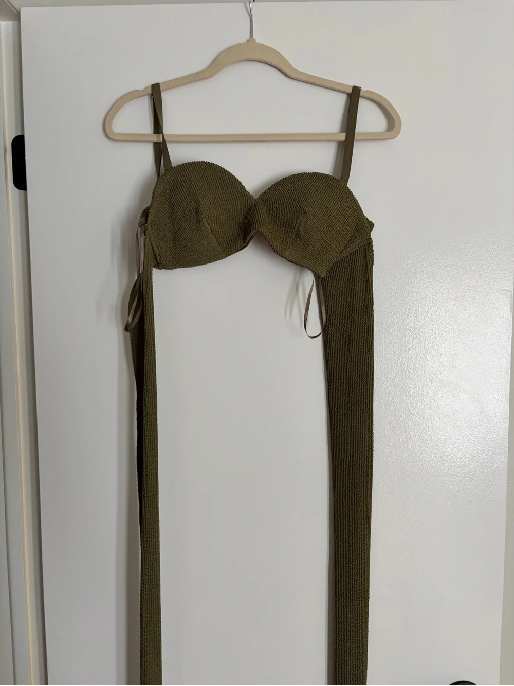 JLUXLABEL - Olive Green Two-Piece Set
